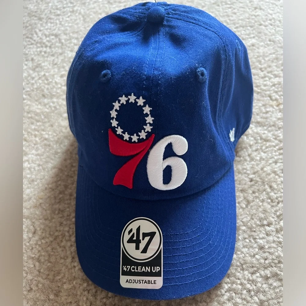‘47 Brand Clean Up Philadelphia 76ers Hat - Picture 1 of 6